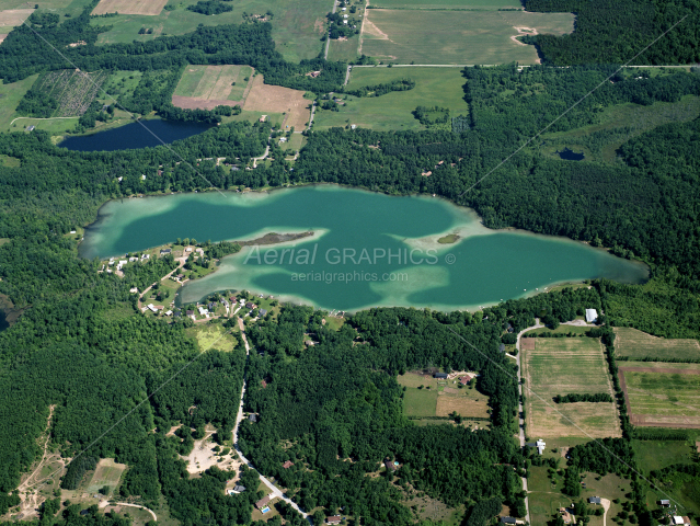 Burgess Lake in Montcalm County, Michigan